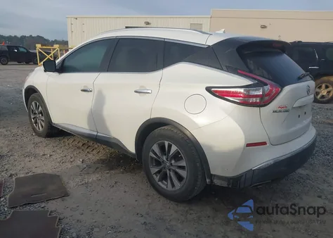 2016 Nissan Murano Sl from USA, damaged, VIN 5N1AZ2MG5GN103565